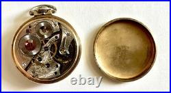 Waltham Riverside Pocket Watch (GF Case) Running Free Shipping