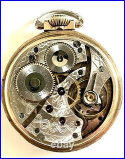 Waltham Riverside Pocket Watch (GF Case) Running Free Shipping
