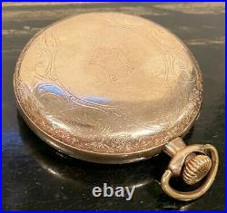 Waltham Riverside size 12 Hunter case gold filled Pocket Watch