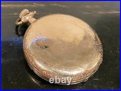 Waltham Riverside size 12 Hunter case gold filled Pocket Watch