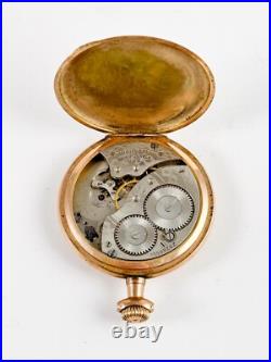 Waltham Seven Jewels in Wadsworth 20 Year Pocket Watch Gold Filled Case Vintage