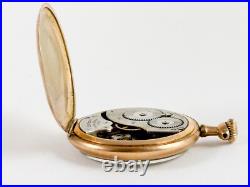 Waltham Seven Jewels in Wadsworth 20 Year Pocket Watch Gold Filled Case Vintage