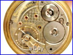 Waltham Vanguard 21 Jewel STAG Case Pocket Watch Antique Vintage Ca. 1896