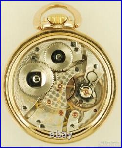 Waltham Vanguard U&D indicator pocket watch, 16 size, 23 jewels, YGF case