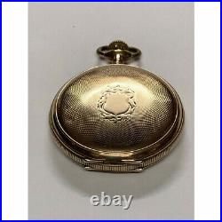 Waltham pocket watch with 17 stones wooden (ebony) case Antique