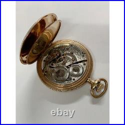 Waltham pocket watch with 17 stones wooden (ebony) case Antique
