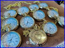 Watch elgin vintage pocket Watch Collectible Antique Brass Gift Lot of 12