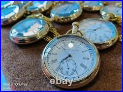 Watch elgin vintage pocket Watch Collectible Antique Brass Gift Lot of 12