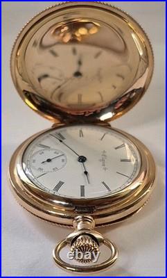 Working Antique 1899 Elgin 206 Model 2 Pocket Watch. Gold Filled