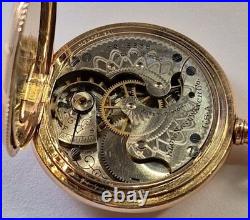 Working Antique 1899 Elgin 206 Model 2 Pocket Watch. Gold Filled