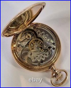 Working Antique 1899 Elgin 206 Model 2 Pocket Watch. Gold Filled