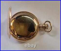 Working Antique 1899 Elgin 206 Model 2 Pocket Watch. Gold Filled