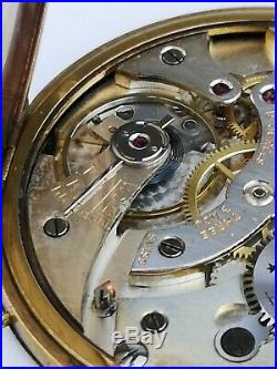 Working High Quality Tissot Locle Pocket Watch Movement From Scrapped Case (E32)