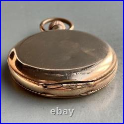 Working Item Waltham Antique Pocket Watch 1912 Manual Winding Hunter Case