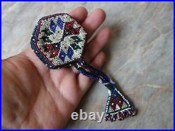 Ww1 Wwi Trench Turkish War Pow Ottoman Glass Beads Pocket Watch Pouch Purse Case
