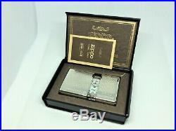 ZIPPO Limited Edition Time Tank Alarm Pocket Watch w Case & Paper Silver