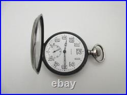 Zenith Corp of Engineers 17 Jewels 0.900 Silver Case Military Pocket Watch