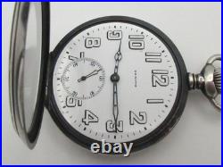 Zenith Corp of Engineers 17 Jewels 0.900 Silver Case Military Pocket Watch